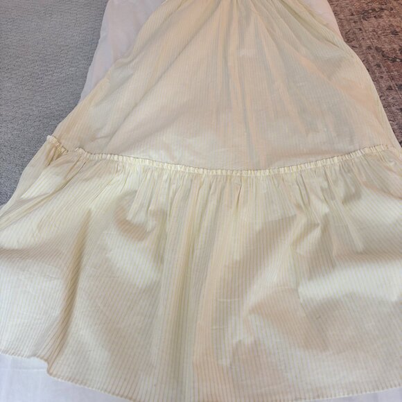 La Ligne Dress D'Ete Flutter Sleeve Maxi Dress in Butter Yellow - Picture 4 of 9